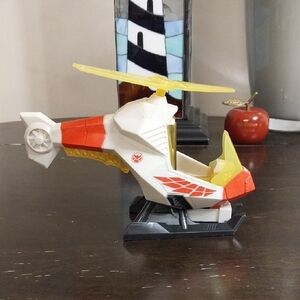 Vintage -Marvel Super Hero Talon Falcon White and Red Kids Toy Helicopter